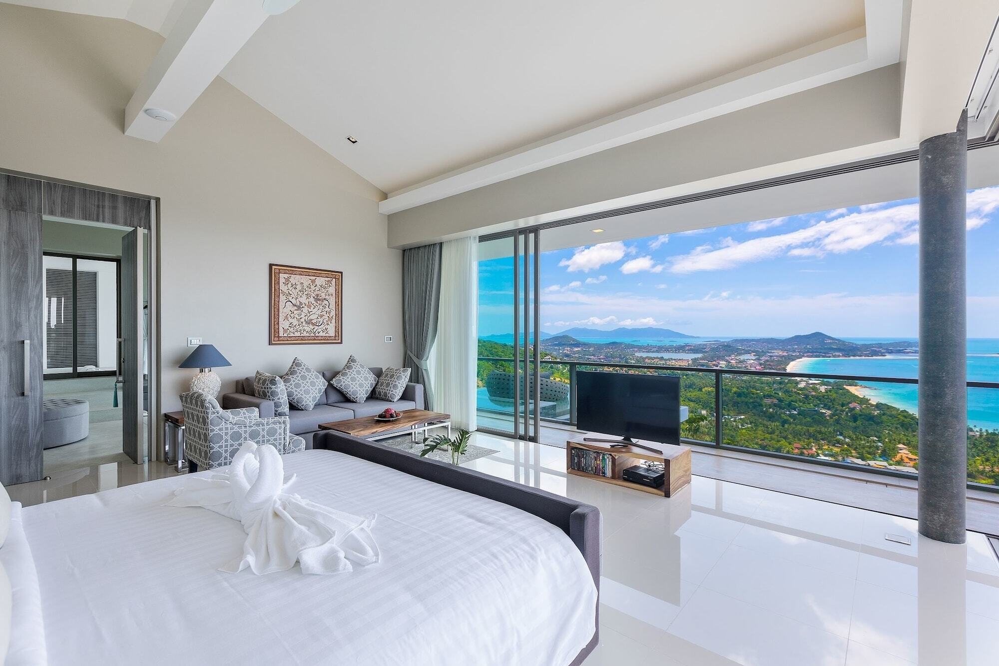 Villa One - New Luxury Sea View Villa Chaweng Plajı Dış mekan fotoğraf